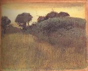 Edgar Degas Wheat Field and Green Hill France oil painting artist